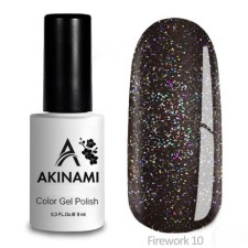 Гель-лак Akinami Fireworks №10, 9 мл