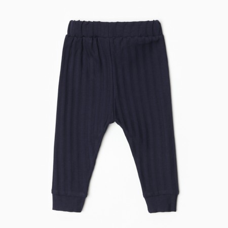 Pants are children, dark blue color, height 74 cm-3