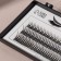 A set of overhead eyelashes "Lastochkin tail", bundles, 10, 12, 14 mm, thickness 0.1 mm, bend D, 12 D