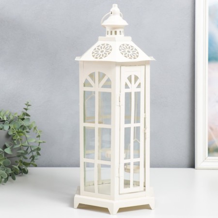 Climber Metal "Lantern - Flower" mix 20x20x44 cm-2