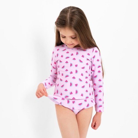 Children's swimsuit KAFTAN "watermelon", height 110-116 cm, pink-3