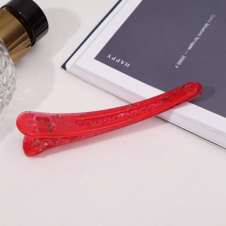 Hair clip "Cosmos" sparkles, 9.5 cm, mix-1
