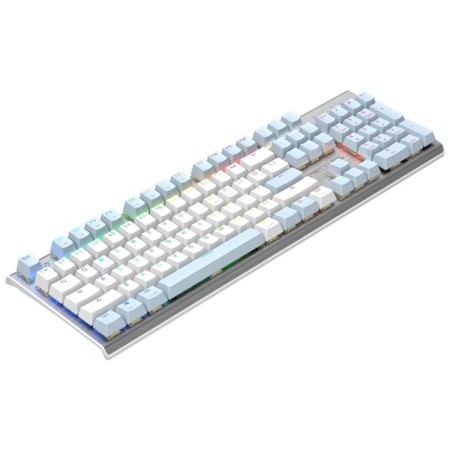 Keyboard A4Tech FSTYLER FS100 Neon Mechanical Blue/White USB For Gamer Led (FS100)-4