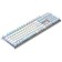 Keyboard A4Tech FSTYLER FS100 Neon Mechanical Blue/White USB For Gamer Led (FS100)