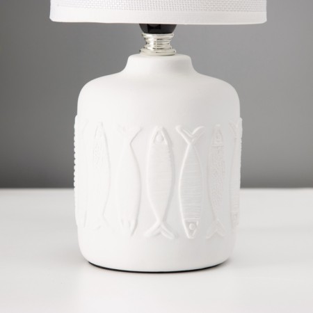 Traffic lamp with lampshade Risalux Fisher, E14, 40 W, White, 13 × 13 × 27 cm-3