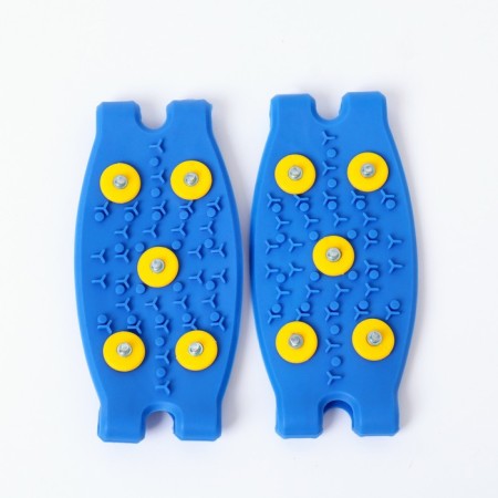 Ice toes on the toe, 5 spikes, universal, blue-4