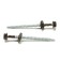 Roofing screws 4.8x70 mm, RAL8017 Brown color, 100 pcs.