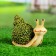 Green Snail Garden Figure Green
