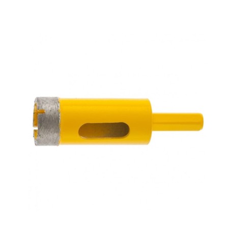 Diamond Denzel drill, 22mm porcelain border, wet cutting, three -sided shank