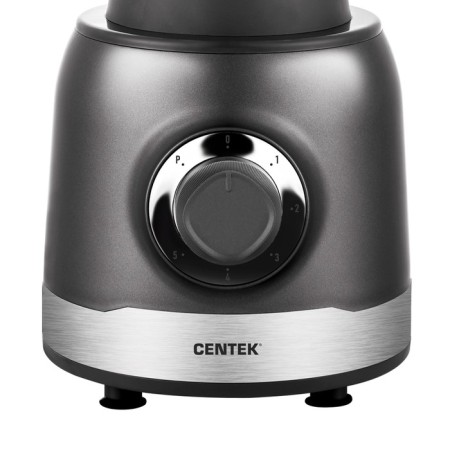 CENTEK CT-1326, stationary, 600W, 1.5 l, 5 speeds+impulse, glass, gray, gray-1