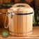 Waren 20l. Cedar, with a lid