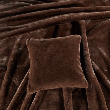 Pillowcase "Richard", size 45x45 cm, chocolate color