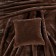 Pillowcase "Richard", size 45x45 cm, chocolate color
