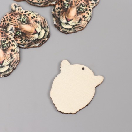 Decor for creativity tree "Leopard" 3.9x3.3x0.3 cm-1