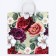 Package "Flowers on olive", plastic with a plastic pen, 36x37 cm, 100 μm