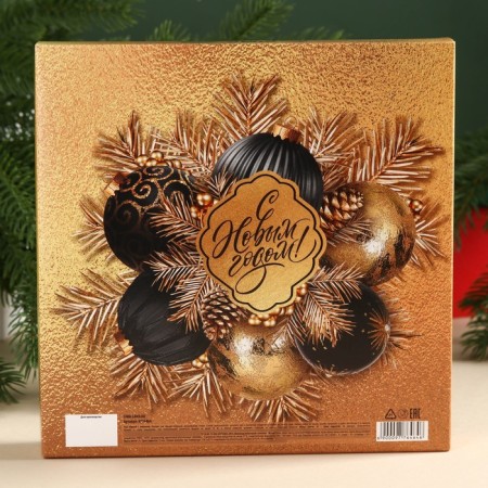 New Year's gift set “All dreams will come true”: chocolate, tea-4