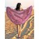 Pareo and beach rug "Pink mandala", d = 150 cm