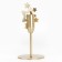 The candlestick "Stars", angry, 7.4 x 15.3 cm, diam. under a candle 2.2 cm