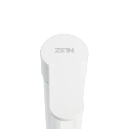 Zein Z3651 sink mixer, single-leaf, pour height 8 cm, ABS plastic, white-1