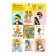 Paper stickers "Artists", 11 × 15.5 cm