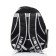 Backpack for carrying animals, laying out, 33 x 28 x 42 cm, black/transparent