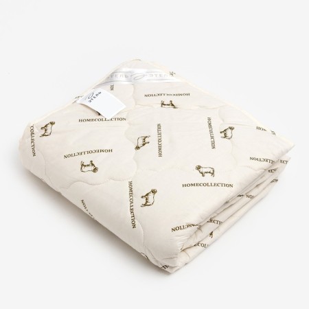 Blanket "Ethel" sheep wool 172*205 cm, tick, 300 g/m2