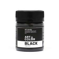 Dry dye Art Color Oil Candy Fatial, black, 10 g