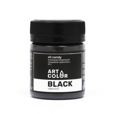 Dry dye Art Color Oil Candy Fatial, black, 10 g