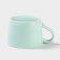 Ceramic mug with a figure at the bottom of "animals. Panda ", 250 ml, 11.5 × 9 × 6.5 cm, turquoise color