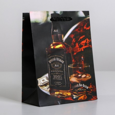 Gift package laminated, packaging, “Cool man”, S 12 x 15 x 5.5 cm-1