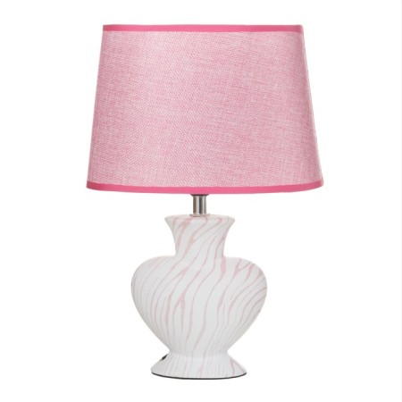 Hertz desktop lamp E14 40W white-pink 23x15x34 cm Risalux-6