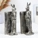 Holder - stand for the books "Stylish Hares" set 2pcs, silver, 27cm
