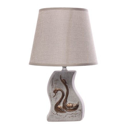 Table lamp "Swans" E14 40W gray 20x20x32cm-6