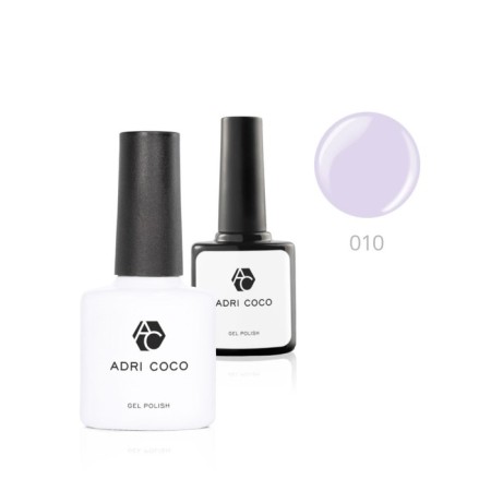 Color gel polish Adricoco, No. 010 ash-lilac, 8 ml-1