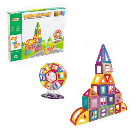 Magnetic designer "Mini Magic Magnet", 106 parts