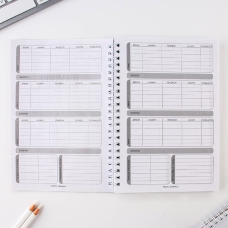 Planing for recording customers A5, 80 l., Soft cover-3
