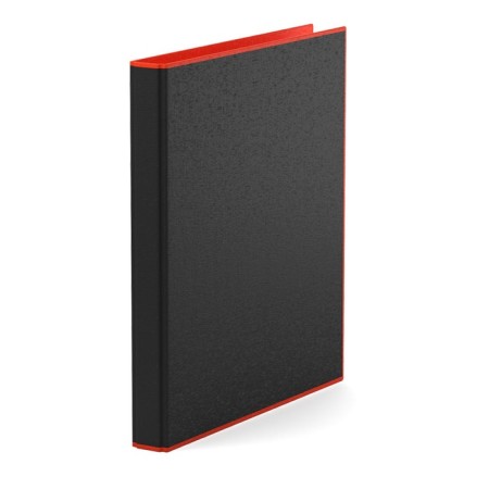 Folder on 4 rings A4, Erichkrause Accent, 35 mm, 1750 μm, black/red-1