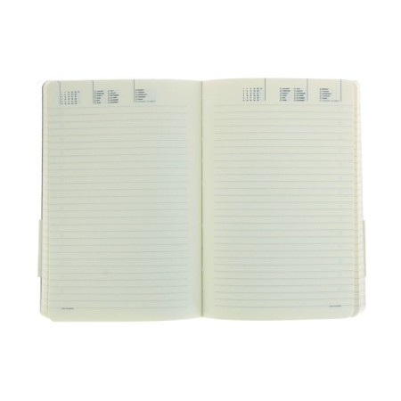 Diary Leduced A5, 136 MEGAPOLIS FLEX sheets, artificial leather cover, block 70 g/m2, sea wave-1