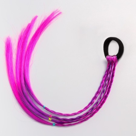 Hair strand on elastic band, 40 cm-1