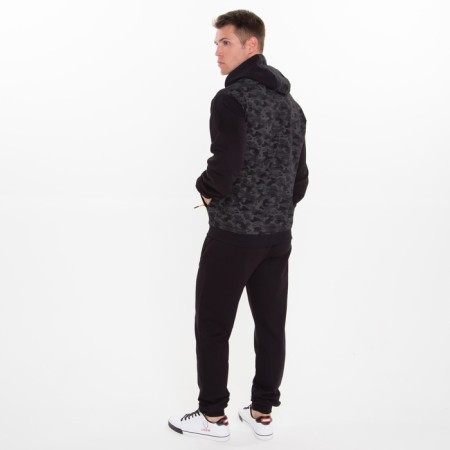 Male costume (sweatshirt, trousers), black color, size 54-5