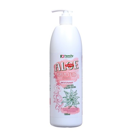 Cream-Gel shower Vilsen Cosmetic Extra Aloe, nutritious, 1000 ml-2