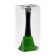 Metallic bell, desktop call "Funk", 12.5 x 5 cm, light green