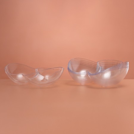 Menzhitsa plastic disposable "bunch", transparent, 15 pcs/units.-3