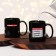 New Year! Homeleon mug New Year's ceramic “Cool year!”, 350 ml, black color
