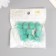 Decor for creativity Artificial fur "Ball" turquoise set 10 pcs, d = 2 cm