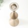 Summarler Metal for 1 candle "Rocko" silver 17.5x17.5x63.5 cm
