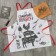 Apron "Ethel" main meat 73x71 cm, 100% HL, sarzha 190 g/m2