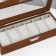 Casket wood for clock 6 "Brown" departments 8x31x11 cm