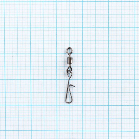 Tiger with a Volzhanka fastener 906 Rolling Swivel with Hanging Snap B 10x1, Test 6 kg, 10 pcs-1