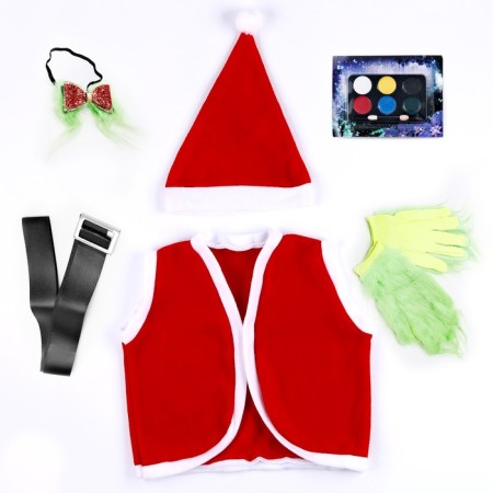 Carnival set "Christmas Obtainer", height 98-110 cm-5